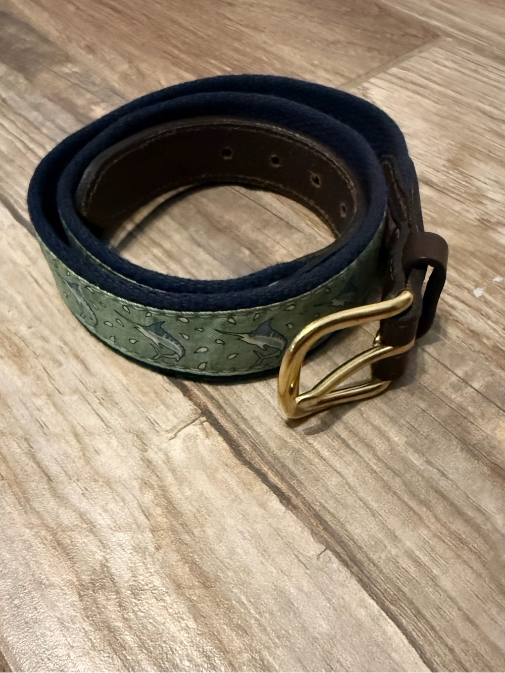 Vineyard Vines Boys Classic Swordfish Canvas Club Belt